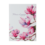 Записная книжка Buromax Flowers Language А6 64 л. в клетку твердая обложка розовая (BM.24614101-10)