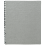 Зошит на пружині Buromax Avante, B5, 48 л, клітина, пласт. обкладинка, срібло (BM.2465-24)