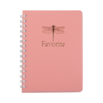 Тетрадь для записей Buromax Favourite Pastel А6 80 л в клетку пластиковая обложка розовая (BM.24652154-10)