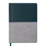 Ежедневник датированный Buromax Quattro, А6, темно-зеленый+светло-серый (BM.2519-83)