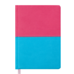 Ежедневник недатированный Buromax Quattro, А5, 288 стр., розовый+бирюзовый (BM.2024-90)