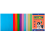 Набор цветной бумаги Buromax, А4, 80г/м2, PASTEL+INTENSIV, 10 цветов, 20 листов (BM.2721620-99)