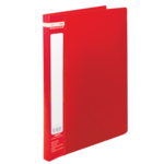 Папка пластиковая со скоросшивателем Buromax Jobmax, А4, красный (BM.3406-05)