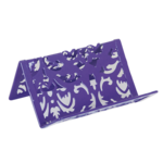 Подставка для визиток металлическая Buromax Barocco, фиолетовый (BM.6226-07)