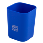 Стакан пластиковый Buromax RUBBER TOUCH для письменных принадлежностей, синий (BM.6352-02)