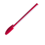 Ручка шариковая Buromax JobMax, красное чернило (BM.8155-03)