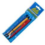Набір з 3-х кулькових ручок автоматичних Buromax, 0,7 мм, синє чорнило (BM.8215-99)
