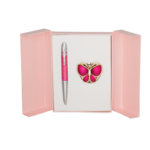 Набор подарочный Langres Papillon (ручка шариковая и крючок для сумки) Розовый (LS.122010-10)