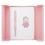 Набор подарочный Langres Star: ручка шариковая + брелок, розовый (LS.122014-10)