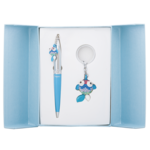Набір подарунковий Langres Goldfish: ручка кулькова + брелок, синій (LS.122025-02)