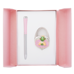 Набор подарочный Langres Fairy Tale (ручка шариковая и крючок для сумки) Розовый (LS.122027-10)