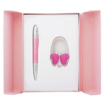 Набор подарочный Langres Lightness (ручка шариковая и крючок для сумки) Розовый (LS.122030-10)