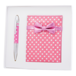 Набір подарунковий Langres Monro: ручка кулькова + дзеркало, рожевий (LS.122036-10)