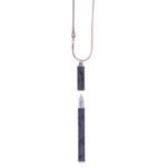 Ручка шариковая Langres Lace, с цепочкой 70 см, черный, в подарочном футляре (LS.402027-01)