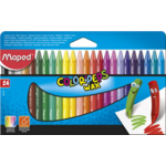 Мелки восковые Maped Color Peps Wax Crayons MP.861013, 24 цвета