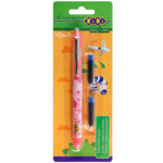 Ручка пір′яна Zibi ZB.2250, + 2 капсули, з закритим пером, пластик, рожевий корпус
