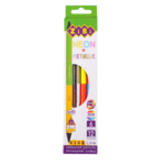 Карандаши цветные двухсторонние ZiBi Kids Line Double 6 шт. (12 цветов) Neon и Metallic (ZB.2465)