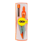 Циркуль с механическим карандашом ZiBi, + запасной грифель, оранжевый (ZB.5340MP-11)