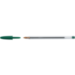 Ручка Bic Cristal шариковая зеленая (bc875976)