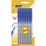 Ручка Bic Round Stic Exact синяя 6+2шт (bc932862)