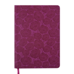Ежедневник недатированный Buromax Fleur А5 с обложкой из искусственной кожи 288 с. Розовый (BM.2053-10)