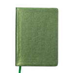 Ежедневник недатированный Buromax Metallic А5 с обложкой из искусственной кожи 288 с. L2U Зеленый (BM.2033-04)