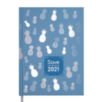 Щоденник датований 2021 Buromax Save A5 336 с. Блакитний (BM.2167-14)