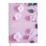 Ежедневник датированный 2021 Buromax Spoleto А5 336 с. Светло-розовый (BM.2168-43)