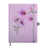 Ежедневник датированный 2021 Buromax Cherie А5 с обложкой из искусственной кожи 336 с. Светло-розовый (BM.2182-43)