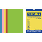 Набір кольорового паперу Buromax INTENSIVE, EUROMAX,  5 кол., 50 арк., А4, 80 г/м² (BM.2721350E-99)