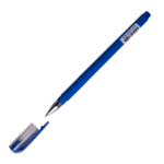 Ручка гелевая Buromax FOCUS, 0.5мм, непрозр. корпус RUBBER TOUCH, синие чернила (BM.8331-01)
