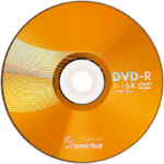 Диск DVD+R MIX, 4,7 Gb 16 x, Cake (10)