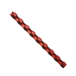 Пружины пластиковые Fellowes, 6 мм, красные, 100 шт (f.53452)