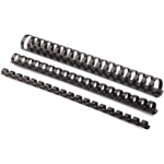 Пружини пластикові Fellowes, 8 мм, чорні, 100 шт (f.53457)