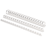 Пружини пластикові Fellowes, 10 мм, білі, 100 шт (f.53458)