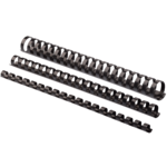 Пружини пластикові Fellowes, 10 мм, чорні, 100 шт (f.53461)