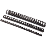 Пружины пластиковые Fellowes, 12,5 мм, черные, 100 шт (f.53465)