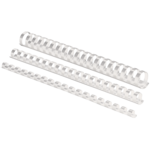 Пружины пластиковые Fellowes, 14 мм, белые, 100 шт (f.53466)