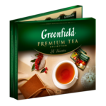 Набор пакетированого чая ассорти. 24 сорта по 4шт, 96 пакетиков, GREENFIELD (gf.106322)