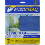 Салфетка для пола, микрофибра, BuroClean EuroStandart 50х60 см (10200154)