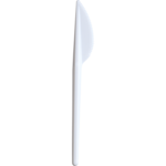 Одноразовые ножи BuroClean, белые, 16 см (1080241)