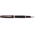 Ручка-роллер Regal с матовым корпусом черного цвета в подарочном футляре Черная (R38100.L.R)
