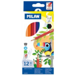 Олівці кольорові Milan ml.80012, 12 кольорів