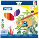 Олівці кольорові Milan ml.80024, 24 кольори