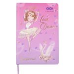 Шкільний щоденник ZiBi Ballerina В5 48 арк. тверда обкладинка зі штучної шкіри Рожевий (ZB.13200-10)