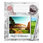 Зошит учнівський Мрії збуваються Італійська архітектура, 96 л, клітинка, (ТА5.9611.2608к)