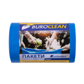 Пакети для сміття BuroClean  60л/40 шт  міцні сині (10200037)