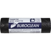 Пакети для сміття BuroClean Eco, чорні, 120 л, 10 шт (10200041)