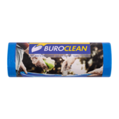 Пакеты для мусора BuroClean 120л/10 шт крепкие синие (10200043)