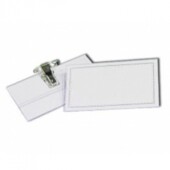 Бейджи горизонтальные с прищепкой и булавкой Agent Sacura CD102C, 58 x 90 мм, 50 шт (3410010)